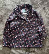 Navy Red And White Tulchan Pac A Mac Size 12