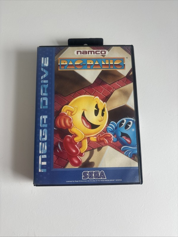 Pac-Panic Sega Mega Drive Game Complete w/ Box & Manual 1993 PAL