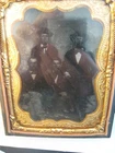 CIVIL WAR ERA PHOTO, 4 GENTLEMEN IN HALF CASE