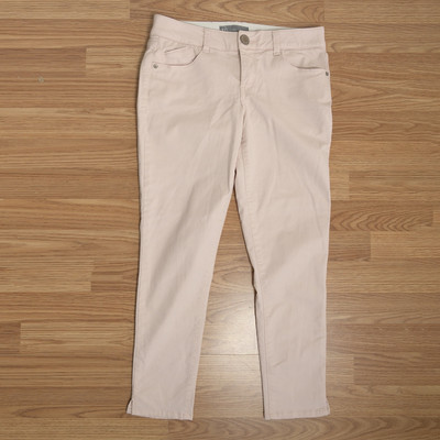 Wit & Wisdom Ankle Skinny Jeans Mid Rise Whisper Pink Size 6