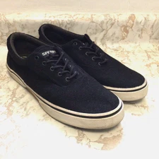 Sperry Top Sider Sneakers Black Wool Blend Mens Size 13 M 