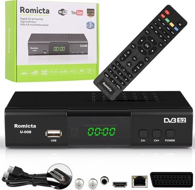 Satelliten Receiver HDMI DVB-S2 PVR EPG USB Mediaplayer Full HD Sat Digital