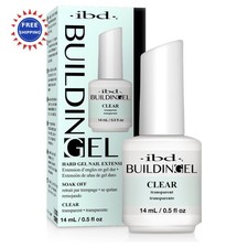Building Gel IBD Transparent Nail Extension 0.5 oz Hard Soak-Off Formula Gels