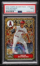 2022 Series 1 1987 Topps Chrome Silver Pack Mojo Reid Detmers PSA 9 Auto 0rm6