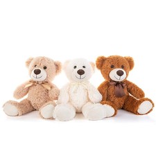 3 Packs Teddy Bears Bulk Stuffed Animals, Cute Small Teddy Bear Plush Toys, L...