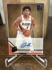 2019-20 Panini Clearly Donruss Rated Rookie Jaylen Hoard #CA-JHO Auto RC