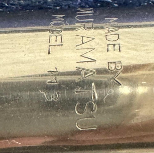 Muramatsu Flute Model 113 Wind Instrument With Case Head Joint Western Silver St - Picture 2 of 3