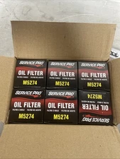 6 Service Pro M5274 Oil Filters for 13-15 ATS CTS SRX STS 10-15 Camaro Saab