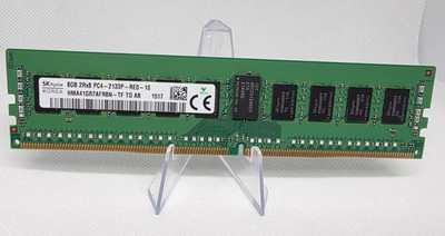 SKhynix 8GB 2RX8 DDR4 PC4-2133P ECC 288-Pin Server RAM - HMA41GR7AFR8N-TF TD AB