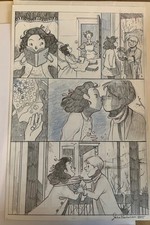 Planche originale BD - La petite prairie de Julie Rocheleau (Betty Boob) - 40x30