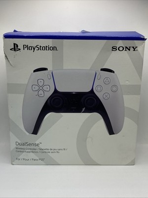 Dualsense Wireless Controller For PlayStation 5  PS5 - White/Black Open Box