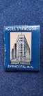  HOTEL SYRACUSE...ANOTHER GEM.....SYRACUSE NY....1940S...UNSTRUCK MATCHES — photo 1