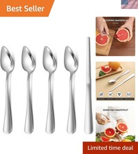 4-piece Grapefruit Spoons and Grapefruit Knife, 18/8 Stainless Steel
