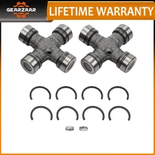 Pair Premium Driveshaft Universal Joints Front / Rear for Moog 534G KY