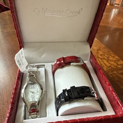 Coldwater Creek Watch Gift Set New In Box Womens Multi Strap NWT NIB
