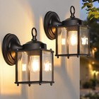 2 pack Outdoor Wall Lantern Exterior Waterproof Wall Sconce Light Fixtures