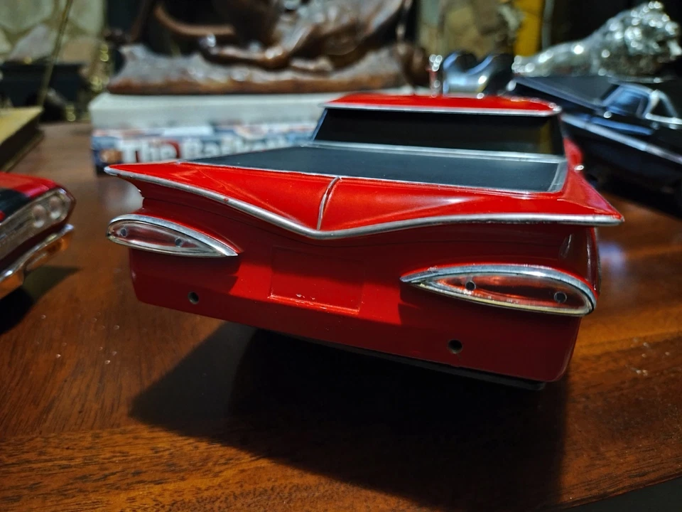 SLAMMED - USED 59 EL CAMINO IN DARK RED MUSCLE MACHINE 1:18 SCALE - Image 4 of 4