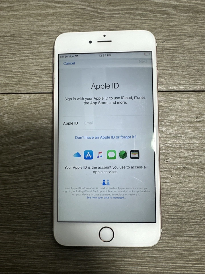 Lote de 2 Apple iPhone 6s Plus y 6s Oro Rosa Modelo A1687 y A1688 Sin bloqueo de iCloud Foto 3 de 4