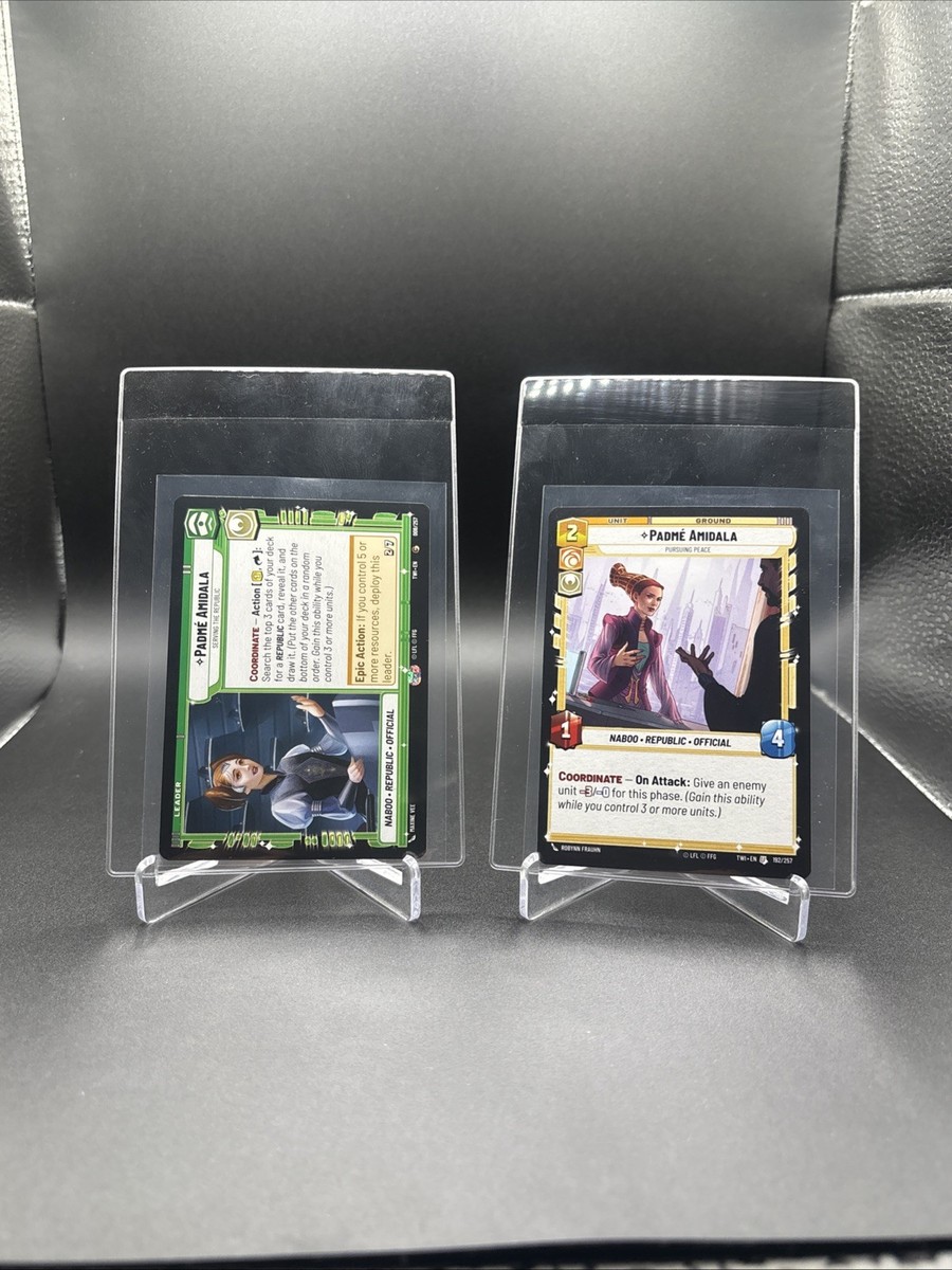 Padme Amidala Twilight of the Republic - Star Wars 2 Card Lot 192
