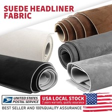 Suede Headliner Fabric Foam Back Roof Liner Upholstery Repair Replace Renovate