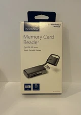 Insignia USB 3.0 Memory Card Reader Sleek Portable Design.. SD/MICRO SD