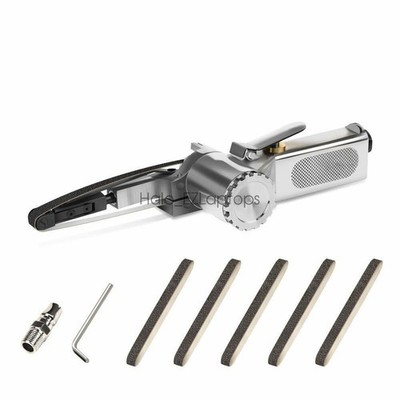 SMALL MINI AIR OPERATED POWER BELT SANDER SANDING GRINDER FILE NARROW WIDTH 3/8