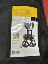 Petzl Fall Arrest Harness, Ansi, Size 1, with Grillon and Tie Back. Climbing kit
