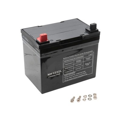 Batterie 12V 22Ah (+ Pol Links) passend für Atco CENTURION 2WD 2F6220648/AT2 (20