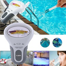 Elektronischer Wassertester für Chlor und pH-Wert Pool Messgerät Wasserqualität！