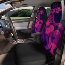 Pink Anime Car Seat Covers Waifu Jdm Japanese Car Seat Decor Y2k Car Girl Pink Anime Car Seat Covers Waifu Jdm Japanese Car Seat Decor Y2k Car Girl