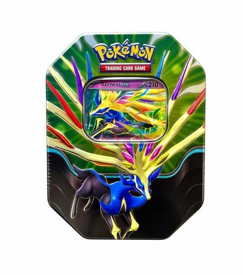 pokemon azure legends tin booster packs Pokémon Azure Legends Tin Xerneas EX Foil Promo Card Booster Packs Deck  2025