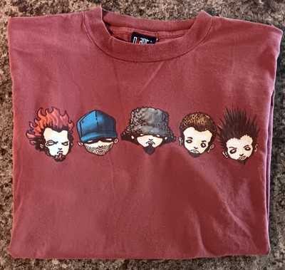 Vintage 90s Limp Bizkit Duval County Mens L T Shirt Band School