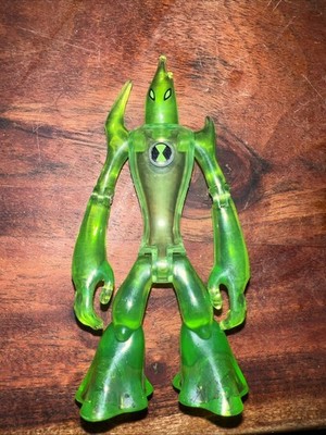 CN Bandai 2008 Ben 10 Alien Force 27454 Clear Green Goop Loose Action Figure 4''
