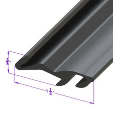 Fender Skirt Seal For Ford Thunderbird 1958-1960 - Lp 111-d Fender Skirt Seal For Ford Thunderbird 1958-1960 - Lp 111-d