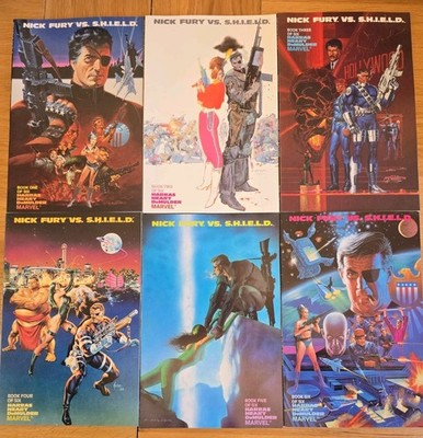 Nick Fury Vs Shield 1-6 Full Set Steranko Coverr Marvel Comics