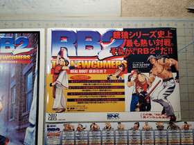 NEOGEO SNK Real Bout Fatal Fury  2 Art set for Sega New Astro City