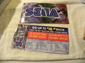 NEW Sega Saturn 3D Control Pad Controller And All Paper Work 2 control pads