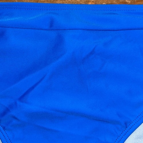 CUPSHE Women's Bikini High Waisted Bathing Suit Blue Size Medium - Picture 2 of 6