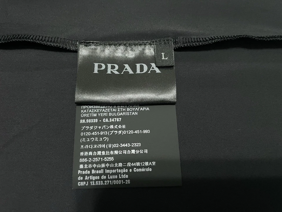 Suéter de cuello alto elástico Prada para hombre manga larga negro L ¡Como nuevo! Foto 4 de 4