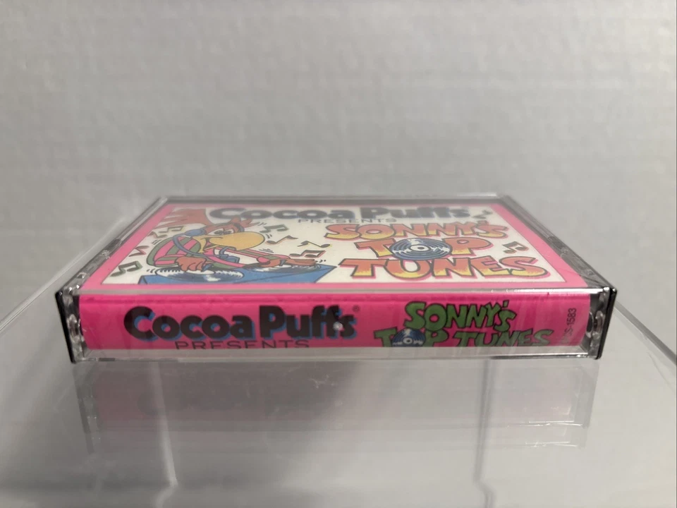 Cocoa Puffs presents - Sonny's Top Tunes 1989 Cassette! General Mills music NEW! - Image 3 of 4