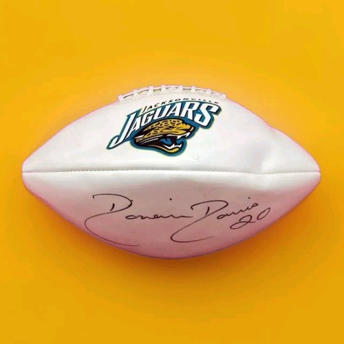 Jacksonville Jaguars Autografo NFL Football #20 Donovin Darius - Foto 2 di 3