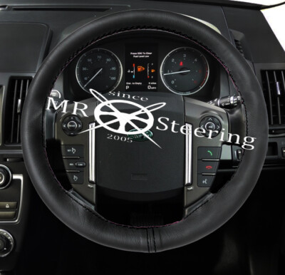 Für L Rover Discovery LR3 04-09 Echt Leder Lenkrad Abdeckung Doppel Naht