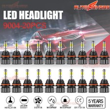 Whosesales 10pairs 4-sides 9004 Hb1 Led Headlight Kit High Low Beam Bulb 6000k
