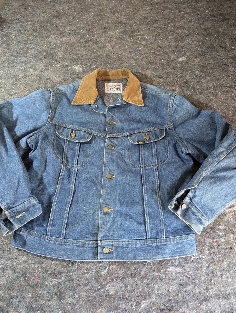 Vintage 70s Lee Storm Rider Blanket Lined Denim Jacket USA Vintage 70s Lee Storm Rider Blanket Lined Denim Jacket USA