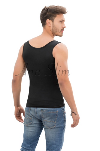 FAJAS COLOMBIANAS PARA HOMBRE TUMMY CONTROL MEN'S VEST SHAPEWEAR ANN SLIM 1040 - Picture 2 of 7