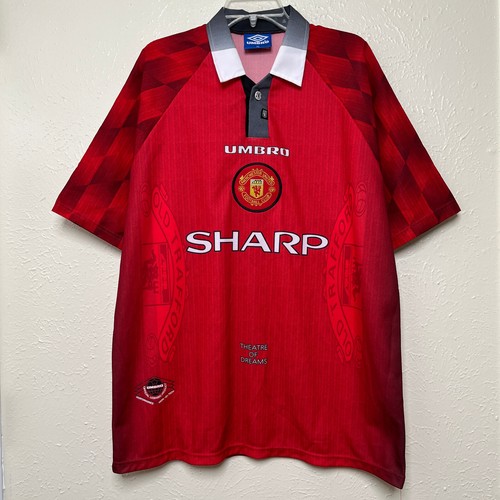 Camiseta de Colección Umbro Manchester United Para Hombre XL Roja Fútbol Premier League 96-97 - Imagen 2 de 16