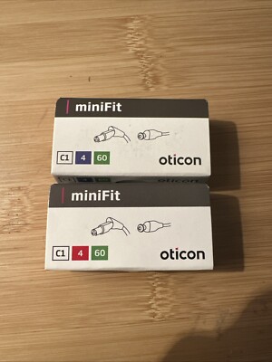 Set Of Oticon MiniFit C1 Detect (4-60-R, 4-60-L) Receivers Size 4