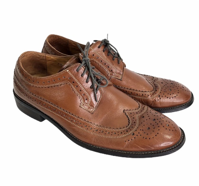 Gucci Mens Wingtip Brogue Oxford Brown 