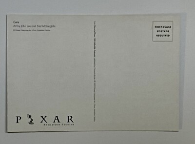 Disney Pixar: The Art Of Pixar, Cars Postcard, Lizzie | eBay