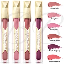 MAX FACTOR Colour Elixir Honey Lacquer Shiny Lip Stick Gloss 3.8ml CHOOSE SHADE